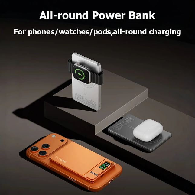 10000mAh Magnetic Power Bank for Magsafe,20W Slim Portable Wireless Charging External Battery for iPhone 17 16 15 14 13 Pro Max