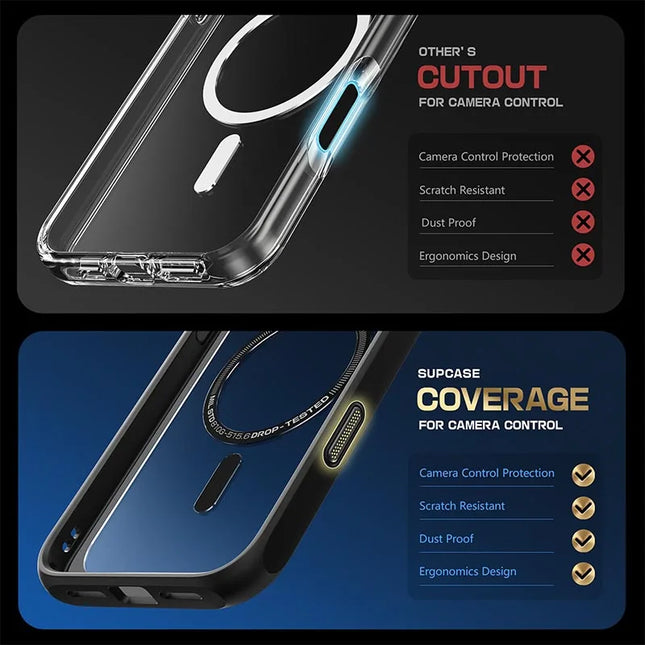 SUPCASE For iPhone 16 Case with Camera Control Capture Button UB Mag Slim Shockproof Protective Magnetic Phone Case