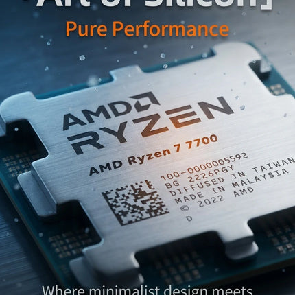 Desktop Gaming Central Processor AMD Ryzen R7 7700 Zen4 AM5 DDR5 E-sports Computer CPU
