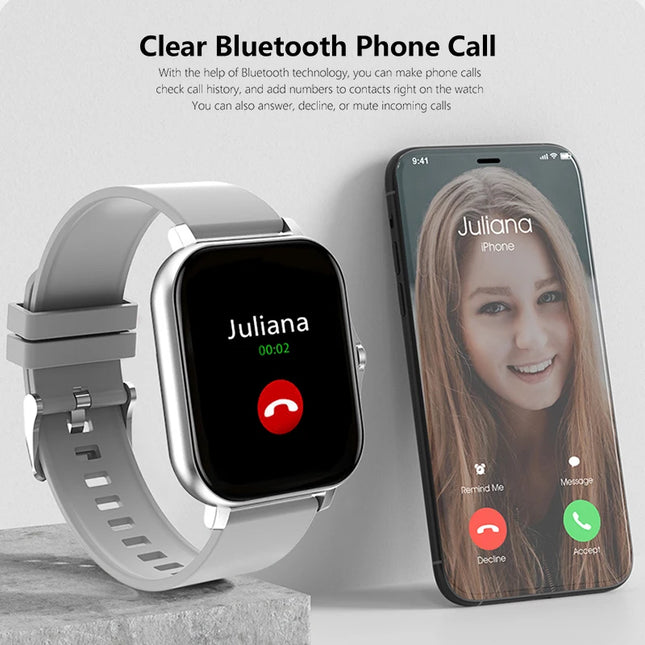 Smartwatch Y13- Relógio Inteligente Esportivo Bluetooth Android/iOS - Com foto Na Tela