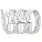 3PCS White / 1m