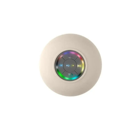 Lenovo Wall Speaker Portable Bluetooth Audio Ipx4 Waterproof Led Lights Bathroom Outdoor Large Suction Cup Can Be Adsorbed