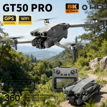 GT50 Pro Drone Factory 360° Obstacle Avoidance 8/6K Professional WIFI Aerial Photography Brushless Motor Foldable Quadcopter Toy
