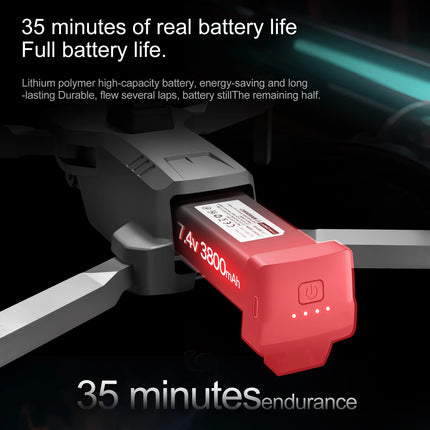S155 MAX Drone GPS WIFI 3KM FPV 3-axis Gimbal 2.7K Dual Camera 360° Obstacle Avoidance Quadcopter 7.2" Screen Control