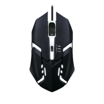 Gaming Mouse LED Ergonomic Design Gaming Mouse Luminous USB Wired 4-button USB Backlit Mouse For PC Desktop and Laptop Computers