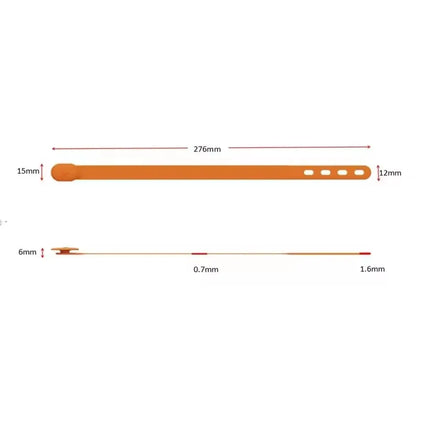 Portable Silicone Phone Strap Adjustable Anti-lost Phone Case Wristband Elastic Phone Hand Band Phone Accessories