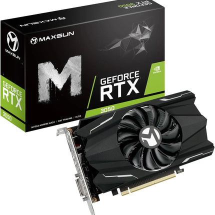Gaming PC Low Profile GeForce RTX 3050 6GB GDDR6 Video Graphics Card PCIe 4.0 HDMI 2.1 DP 1.4a