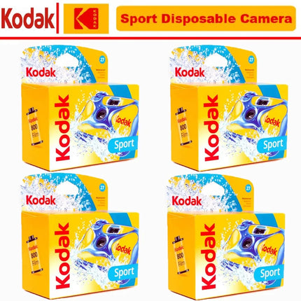 Kodak Camera Waterproof Diving Camera Disposable 27/39 Photo 1-6 Pcs Film Camera Manual Flash HD Power (Expiry date2026)