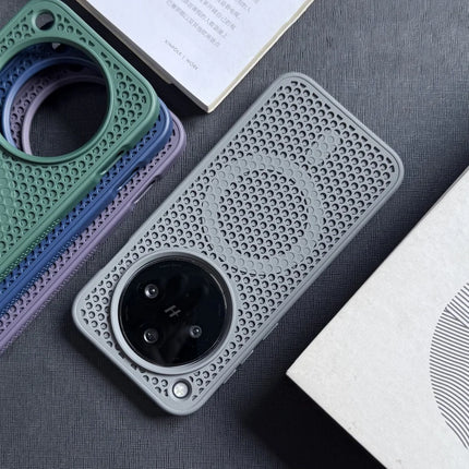 Cooling Armor Breathable For Magsafe Phone Case For OPPO Find X8 Findx8 Luxury Matte Wireless Charge Bumper Magnetic Phone Cover