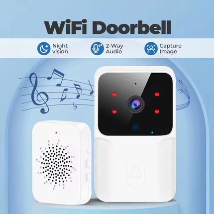 Smart Home WiFi Video Doorbell Wireless Phone Two-way Intercom System IR Night Vision Doorbell Security Door Bell Camera Monitor