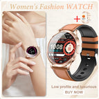 Gold Leather / Fashion Smart Watch