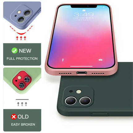 Luxury Liquid Silicone Phone Case For Xiaomi Redmi Note 12 12S 7 8 8T 9 9S 9T 10 10S 10T Pro Max Soft Thin Candy Colors Cover