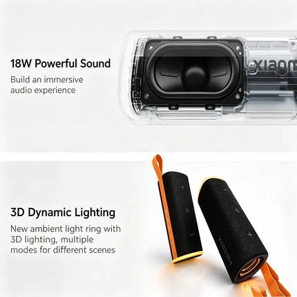 NEW Xiaomi Bluetooth Speaker C 18W Powerful Sound | 3D Colorful Lights | Supports Multi-Speaker Connection  CN