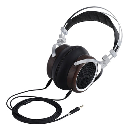 SIVGA LUAN Hi-Fi 50mm Dynamic Driver Open-back Over-ear Wooden Wired Headphones High Definition Sound Headset Balanced Monitor