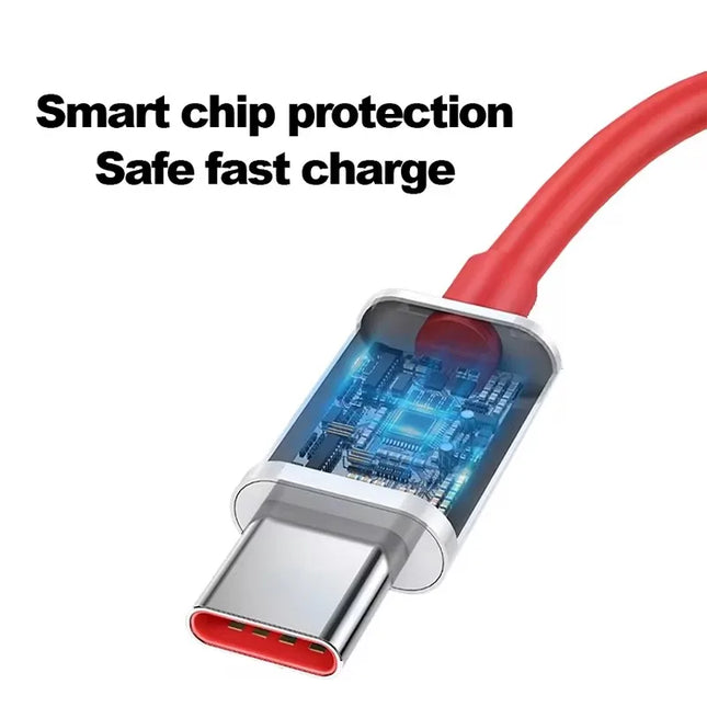 150W 100W 65W Double Type C Super Fast Charging Cable For OnePlus 10 Pro 11 12 13 Nord 5 OPPO Realme SuperVOOC Dual USB-C Cables