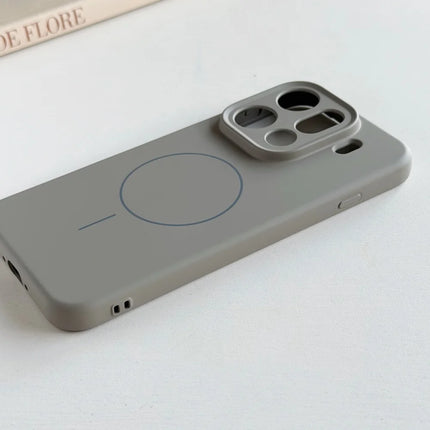 Frosted Soft Silicone For Magsafe Phone Case For OPPO Find X9 X8 X8S Ultra Reno 15 14 Pro Wireless Charge Magnetic Bumper Cover