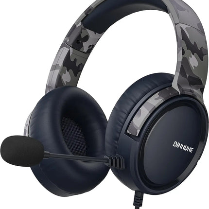 Gaming Headset with Mic for PC PS5 PS4 Xbox one Switch, Wired Gamer Headphones Over-Ear Headphones