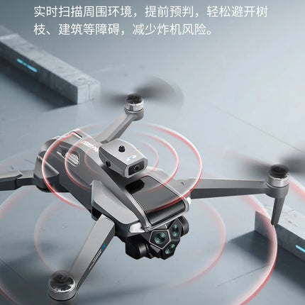 M66 Triple Battery Brushless Drone - Screen Remote Gesture Control Zoom Photography Smart Obstacle Avoidance New Model