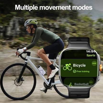 2.40 inch Larger Screen 4G/5G Smartwatch With 190° Rotary Camera GPS Position WIFI Connect App Download Android 10.0 Smart Watch