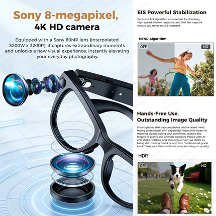 Smart Glasses M02 Ultra 2026 AI ChatGPT 1080P HD Camera 3600mAh Power Bank Charging Case 32GB Music Video Translation Sunglasses
