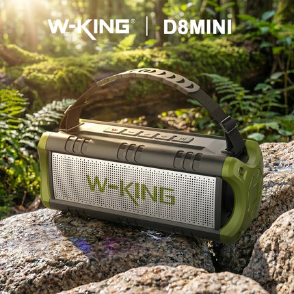 W-KING Portable Bluetooth Speaker with Stereo Sound, Bluetooth 5, Bassup, IPX6 Waterproof, Wireless, Speaker for Home, Outdoors