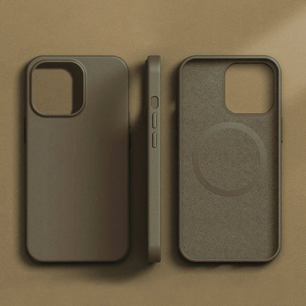 Original Leather Wireless Charging Animation Cases for iPhone 16 15 14 13 Pro Max Magsafe Phone Case Magnetic Cover Accessories