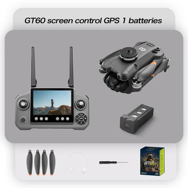 New GT60 GPS Drone High Definition Aerial Photography Quadcopter with Airdrop Obstacle Avoidance And Return Function for Outdoor