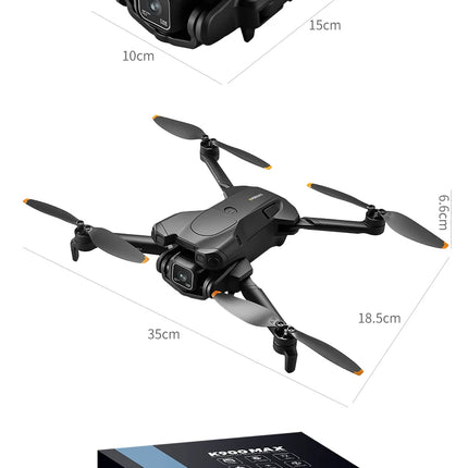 K900 Foldable RC Drone,4.5"Screen Remote,AirDrop,4-Way Obstacle Avoid,2K FPV,Optical Flow Positioning,Birthday Holiday Gift Toy