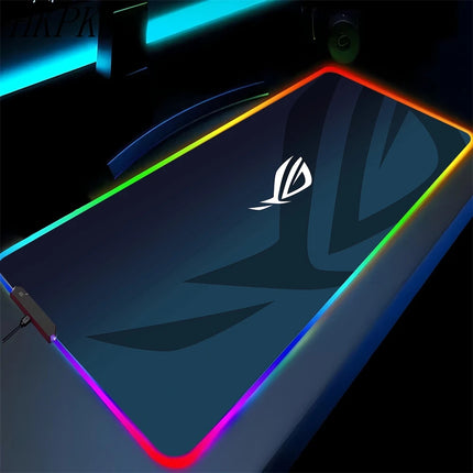 Black Mouse Pad, Gaming Mouse Pad, Anime Gaming Pad, Gaming Rug, Computer XXL Cute Mouse Pad, Large Gaming Keyboard Rug.