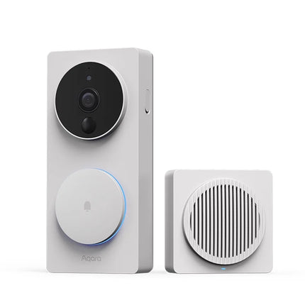Aqara Smart Video Doorbell G4 1080P HD Pixels Visual WiFi Door Bell Smart Home Remote Control Electronic Cat Eye For Homekit App