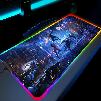 Black Mouse Pad, Gaming Mouse Pad, Anime Gaming Pad, Gaming Rug, Computer XXL Cute Mouse Pad, Large Gaming Keyboard Rug.