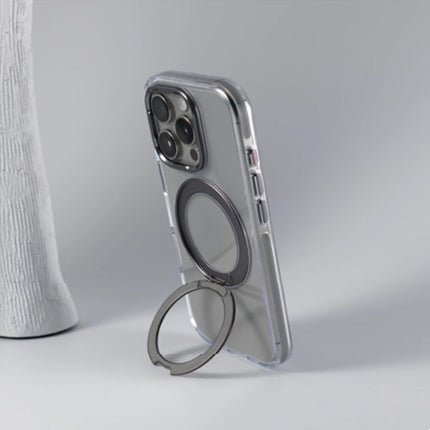 Magnetic Rotatable Kickstand Holder for MagSafe Phone Case for iPhone 16 17 Pro Max 14 15 Pro Wireless Charging Clear Hard Cover