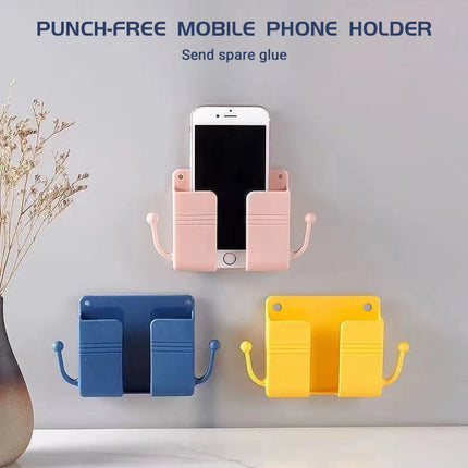 Mobile Phone Wall Holder Universal Cellphone Charge Hook Hanging Stand Bracket Hooks Charging Dock Mobile Phone Accessories