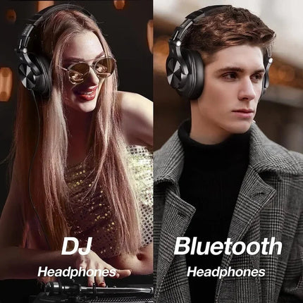 OneOdio A71 Wireless Over-Ear Headset Bluetooth 5.2 Stable Wireless Connection HiFi Sound Transmission Wired & Wireless 2 in 1