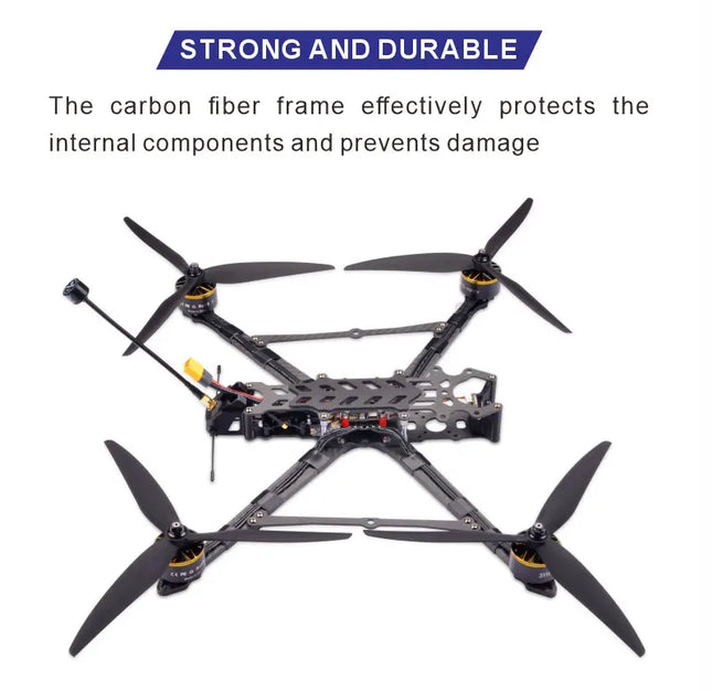 FPV Racing Drone Mark4 V2 10-inch Mounted Throwing Hovering Long Endurance 5kg Heavy Load Quadcopter