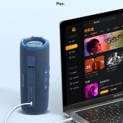 JBL Flip7 Wireless Portable Bluetooth Speaker, IP67 Dustproof & Waterproof Design, Powerful Stereo Deep Bass with PartyBoost Fun