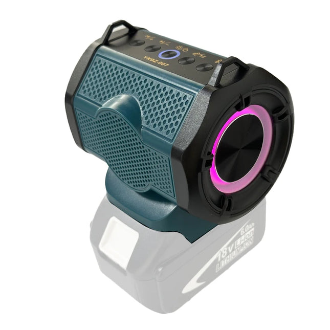 Bluetooth Speaker for Makita 18V Battery,Wireless Speaker with HD Sound TWS Pairing, for Party Outdoor Jobsites(No Battery)