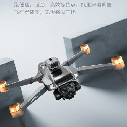 M66 Triple Battery Brushless Drone - Screen Remote Gesture Control Zoom Photography Smart Obstacle Avoidance New Model