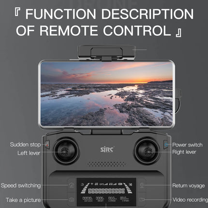 SJRC F22 S2 PRO+ GPS Drone 4K Professional 2 Axis Gimbal EIS Camera With Laser Obstacle Avoidance RC Foldable Quadcopter Dron