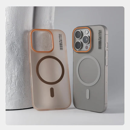 Ultra Thin candy color Wireless Charging for MagSafe Phone Case for iPhone 16 14 15 13 12 11 Pro Max Translucent Hard PC Cover