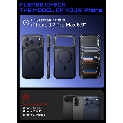 SUPCASE For iPhone 17 Pro Max Case with Camera Control Capture Button UB Mag Slim Shockproof Magnetic Phone Case Cover