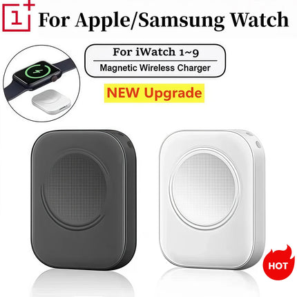 Oneplus Wireless Charger For IWatch Portable Power Bank Charging For Watch 10 9 8 7 6 5 Se Ultra Series Wireless Classic Charger