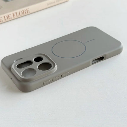 Frosted Soft Silicone For Magsafe Phone Case For OPPO Find X9 X8 X8S Ultra Reno 15 14 Pro Wireless Charge Magnetic Bumper Cover