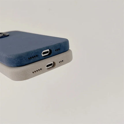Flannel For Magsafe Phone Case for iPhone 16 Pro Max 15 15Pro 17 Matte Wireless Charging Back Cover Microfiber Protective Shell