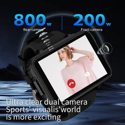 VP999 Smartwatch Men Male 2.4inch Large Amoled Smartwatch With Dual Camera GPS WIFI 4G/5G Sim Card Slot Play Game Video Calling