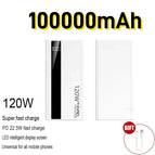 White 100000mAh