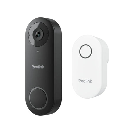 REOLINK Video Doorbell WiFi Camera 2K+ Wired Outdoor Dual Wi-Fi 4:3 Wide View Smart Detection Front Door Home Security Chime V2