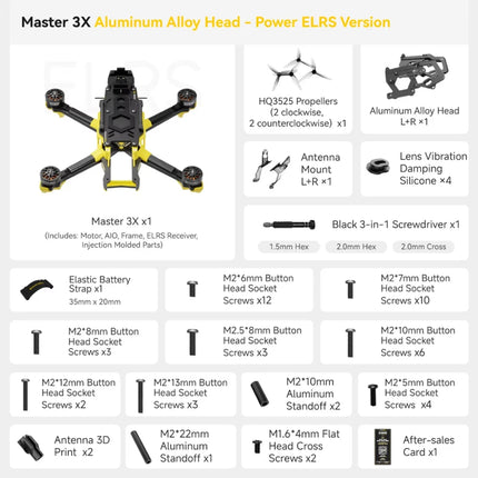 SpeedyBee Master 3X Modular O4 Pro PNP ELRS Version FPV Drone HD Digital VTX Freestyle Racing Drone DIY Parts