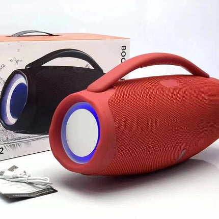 100W High-Power Bluetooth Speaker Outdoor Portable Waterproof RGB Color Light Wireless Subwoofer 360 Stereo Surround TWS Speaker