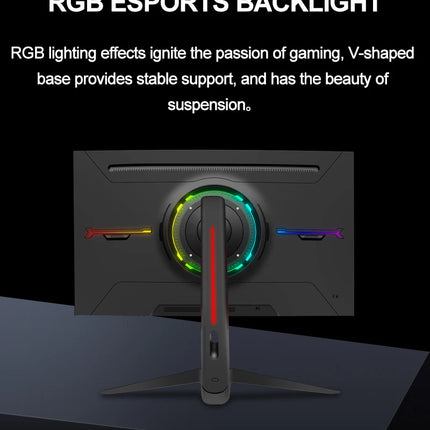 27-Inch Curved Gaming Monitor - 2K 165Hz QHD E-sports Display, VA Panel, High-Definition Computer Screen for Office & Gaming